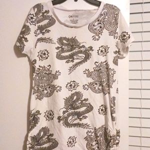 Japanese fire dragon dress